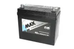 aku 4MAX 12V 45Ah/330A -+ õhuke klemm (Jaapani autodele) 238x129x227  (käivitusaku)