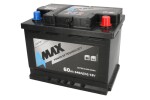 aku 4MAX 12V 60Ah/540A -+ 242x175x190  (käivitusaku)