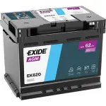 aku EXIDE 12V 62Ah 680A AGM (-+ standartne) 242x175x190 B13 (agm)