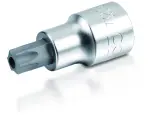 торцевая головка (наконечник / инструмент) TORX Tamper, торцевая головка размер: 1/4", отделка: сатин хром,