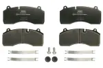 BERAL BCV29181TK / brake pad set front/rear haldex db19 fits: rvi midlum, volvo fl ii d7e240-dxi7 05.06-