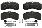 BERAL BCV29246TK / brake pad set front, fits: mercedes actros mp2 / mp3, actros mp4 / mp5, antos, arocs, econic 2 10.7d-electric 06.08-