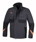 jacket töö must/hall/oranž l be7653g/l