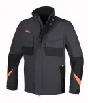 jacket working черный/grey/orange xl be7653g/xl