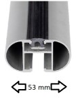 alumiinium katuseraami tala aero 1,07 m z zamkiem (kpl 2 tk)