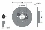 BENDIX Braking  Тормозной диск BDS1021