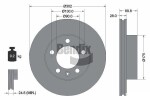 BENDIX Braking  Тормозной диск BDS1035