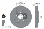 BENDIX Braking  Тормозной диск BDS1039HC