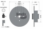 BENDIX Braking Piduriketas BDS1051