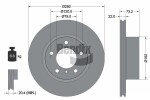 BENDIX Braking  Тормозной диск BDS1076HC