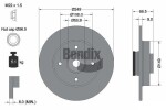 BENDIX Braking  Тормозной диск BDS1088