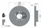 BENDIX Braking  Тормозной диск BDS1141HC