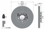 BENDIX Braking  Тормозной диск BDS1239HC