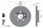 BENDIX Braking  Тормозной диск BDS1240