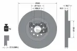 BENDIX Braking  Тормозной диск BDS1407HC