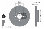 BENDIX Braking  Тормозной диск BDS1498