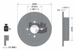 BENDIX Braking  Тормозной диск BDS1649