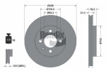 BENDIX Braking  Тормозной диск BDS1682