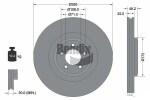 BENDIX Braking  Тормозной диск BDS1703HC
