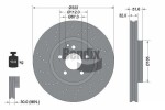 BENDIX Braking  Тормозной диск BDS1723HC