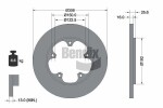 BENDIX Braking Piduriketas BDS1731