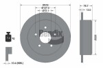 BENDIX Braking  Тормозной диск BDS1793
