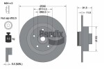 BENDIX Braking  Тормозной диск BDS1885