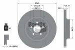 BENDIX Braking  Тормозной диск BDS2125HC