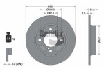 BENDIX Braking  Тормозной диск BDS2137