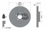 BENDIX Braking  Тормозной диск BDS2204
