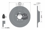 BENDIX Braking  Тормозной диск BDS2233