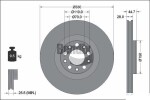 BENDIX Braking  Тормозной диск BDS2292HC