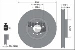 BENDIX Braking  Тормозной диск BDS2325HC