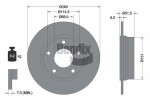 BENDIX Braking Тормозной диск BDS2327