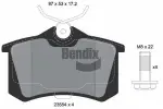 BENDIX Braking Piduriklotsi komplekt,  ketaspidur BPD1000