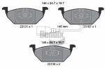 BENDIX Braking Piduriklotsi komplekt,  ketaspidur BPD1001