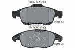 BENDIX Braking Piduriklotsi komplekt,  ketaspidur BPD1006