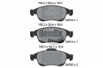 BENDIX Braking Piduriklotsi komplekt,  ketaspidur BPD1009