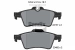 BENDIX Braking Piduriklotsi komplekt,  ketaspidur BPD1011
