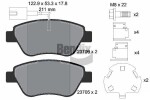 BENDIX Braking Piduriklotsi komplekt,  ketaspidur BPD1012