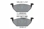 BENDIX Braking Piduriklotsi komplekt,  ketaspidur BPD1013