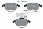 BENDIX Braking Piduriklotsi komplekt,  ketaspidur BPD1014