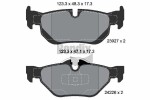 BENDIX Braking Piduriklotsi komplekt,  ketaspidur BPD1023
