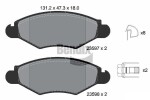 BENDIX Braking Piduriklotsi komplekt,  ketaspidur BPD1024