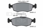 BENDIX Braking Piduriklotsi komplekt,  ketaspidur BPD1033