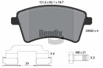 BENDIX Braking Piduriklotsi komplekt,  ketaspidur BPD1038