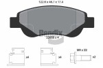 BENDIX Braking Piduriklotsi komplekt,  ketaspidur BPD1049