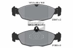 BENDIX Braking Piduriklotsi komplekt,  ketaspidur BPD1052