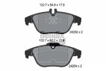 BENDIX Braking Piduriklotsi komplekt,  ketaspidur BPD1067
