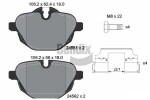 BENDIX Braking Piduriklotsi komplekt,  ketaspidur BPD1069